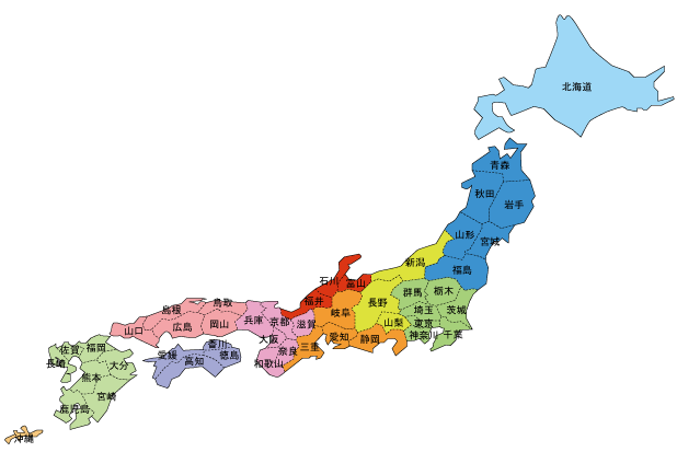日本地図